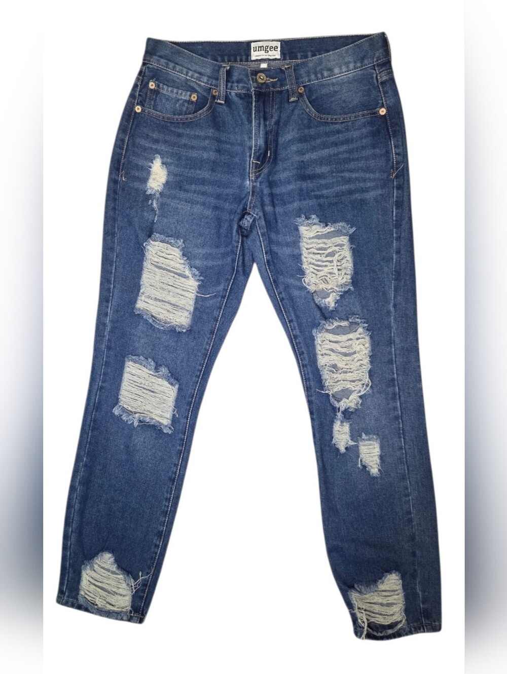 Umgee Distressed Boyfriend Jeans - Size 28